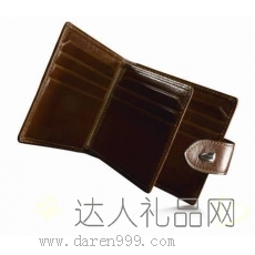 达人进口甩纹路牛皮卡包